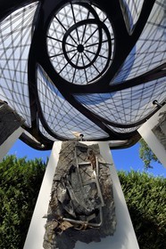 France, Var, Le Muy, Fondation Bernar Venet, chapel designed by Frank Stella to accommodate his monumental works