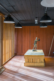 France, Bouches du Rhone, Marseille, Goudes district, La Friche de l'Escalette, sculptures by the artist Germaine Richier, L'Homme-forêt