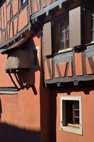 France, Bas-Rhin (67), Route des vins d'Alsace, Westhoffen, ancien quartier juif, four exterieur qui permettait de maintenir au chaud le plat de chabbat