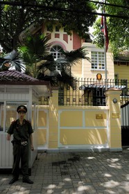 Vietnam, Hanoï, résidence de l'ambassadeur de Norvège dans une ancienne maison coloniale
