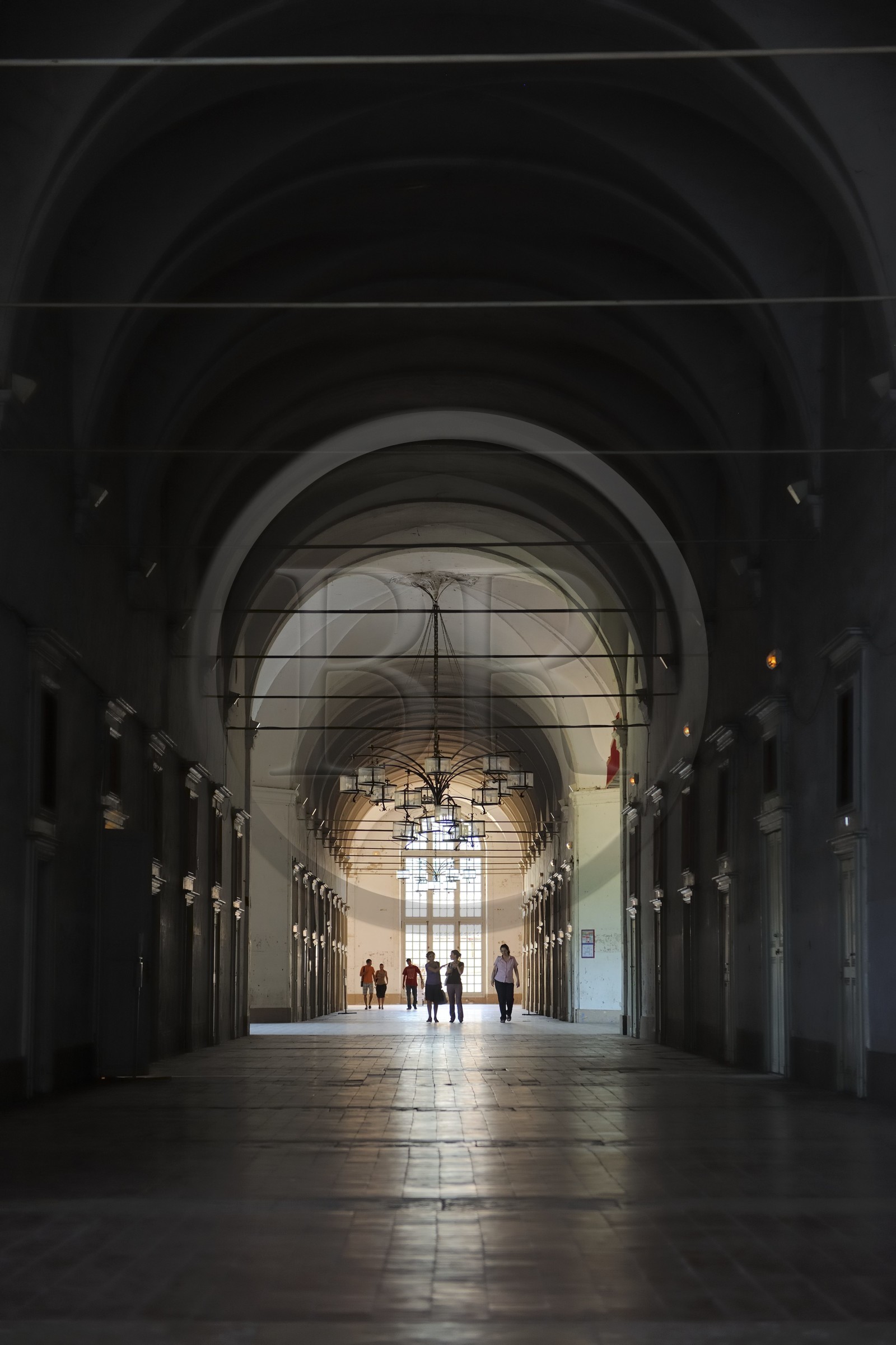 France, Saône et Loire (71), ancienne abbaye de Cluny, école des Arts et Métiers, la Grande Galerie
