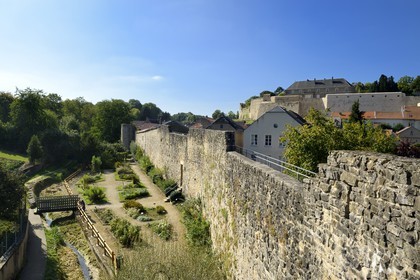 France, Moselle (57), Rodemack, labellisé Les Plus Beaux Villages de France, les remparts