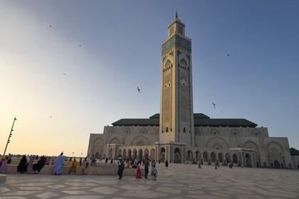 Maroc, Casablanca, Grande Mosquée Hassan II