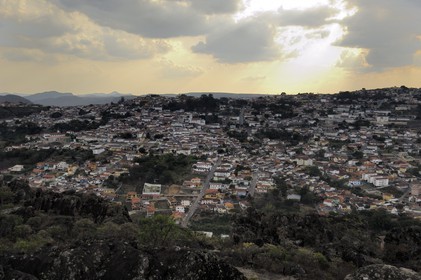 Brésil, Etat du Minas Gerais, ville de Diamantina, centre historique classé Patrimoine Mondial de l 'UNESCO (Route de l'or, Estrada Real)