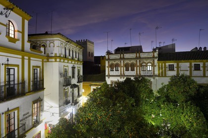 Espagne, Andalousie, Séville, quartier de Santa Cruz, plaza de Dona Elvira