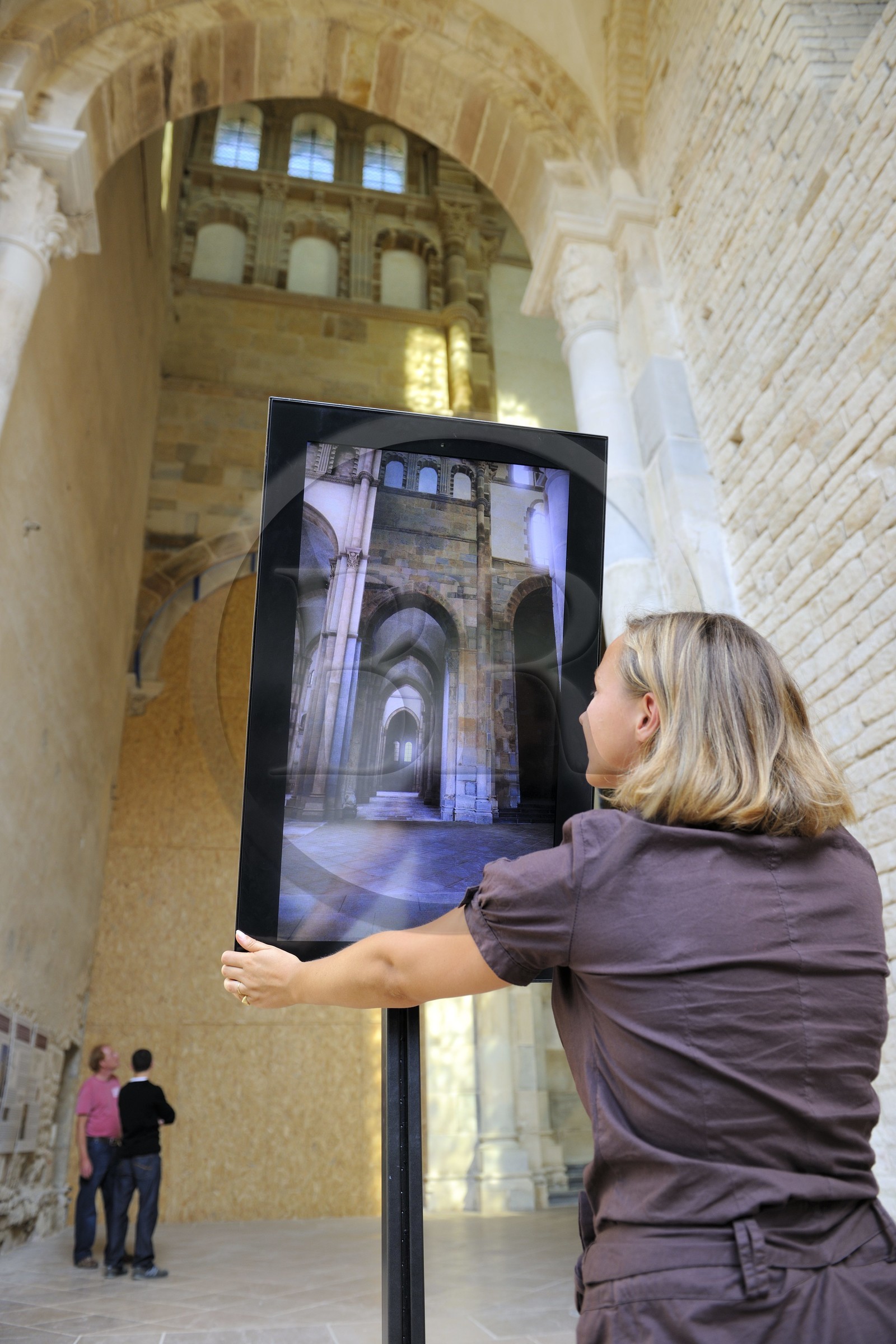 France, Saône et Loire (71), ancienne abbaye de Cluny, projet GUNZO de reconstitution virtuelle (mention obligatoire On-Situ   Arts et Métiers Paris Tech)