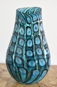 France, Var, Bormes les Mimosas, Brégancon Fort, official residence of the President of the Republic, crystal vase offered by the US Vice President Joe Biden