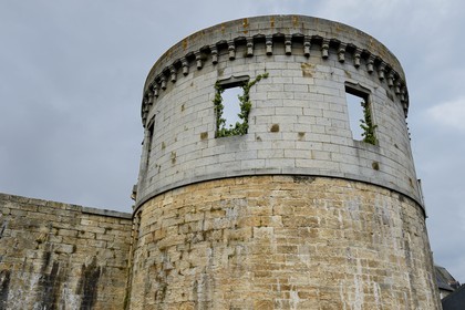 France, Côtes-d'Armor (22), Guingamp, ruines du chateau