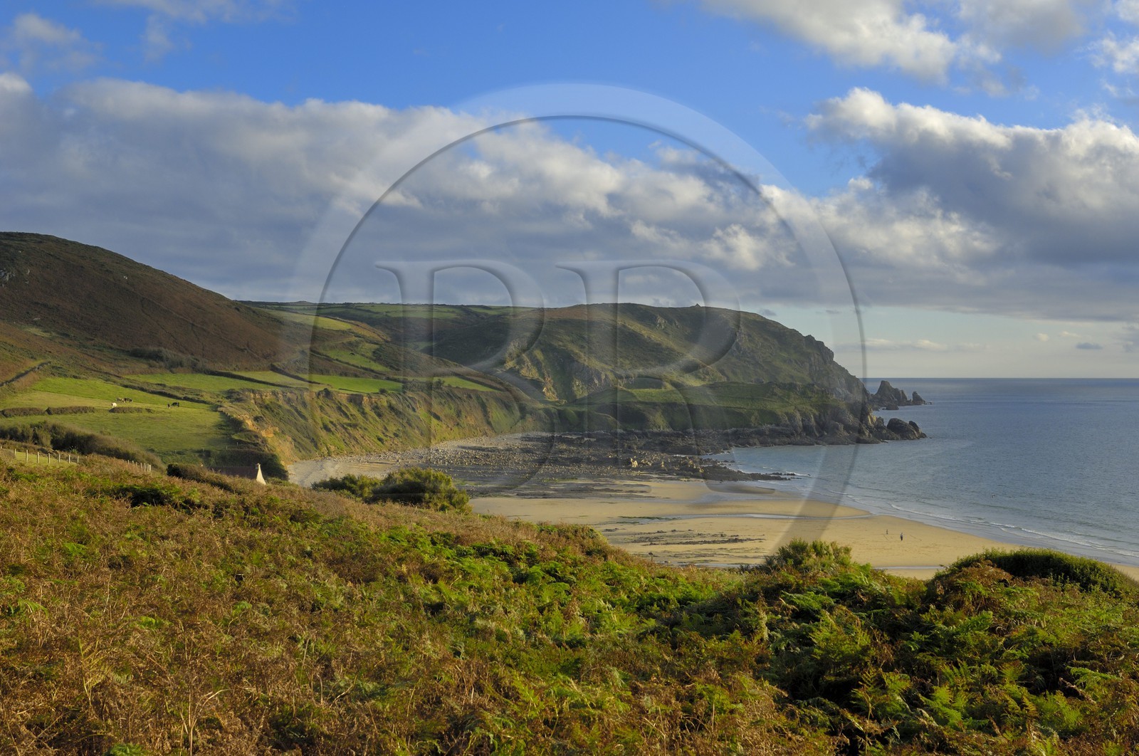 France, Manche (50), Cap de la Hague, baie d'Ecalgrain