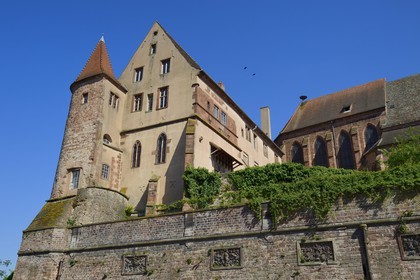 France, Bas-Rhin (67), Saverne, ancien château épiscopal du XVIIe siècle aujourd'hui sous-préfecture