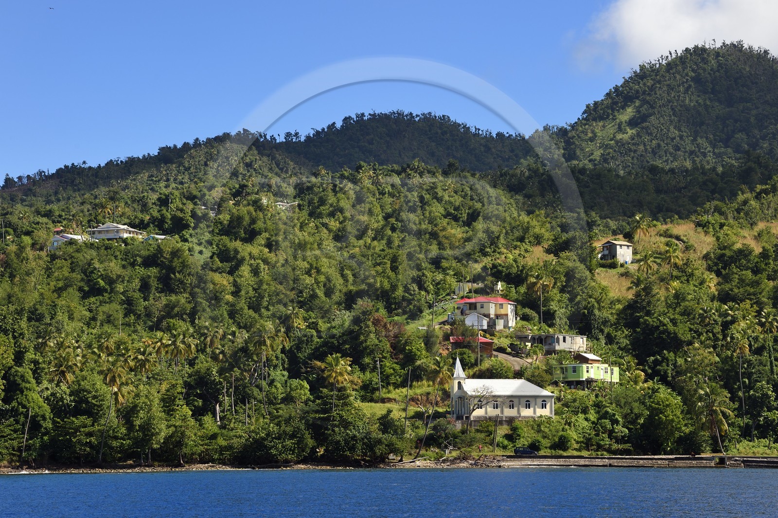 Caraïbes, Ile de la Dominique, Toucari Bay au nord de Portsmouth