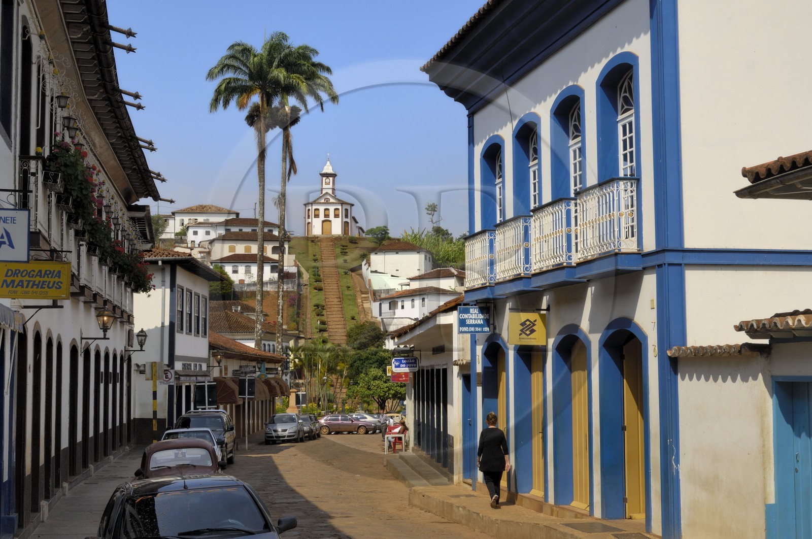 Brazil, Minas Gerais state, Serro, Capela de Santa Rita (Gold Route, Estrada Real)