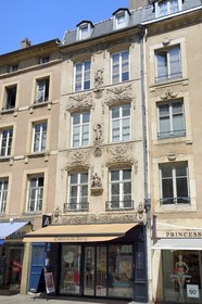 France, Meurthe et Moselle, Nancy, House of Adam rue des Dominicains (18th century)