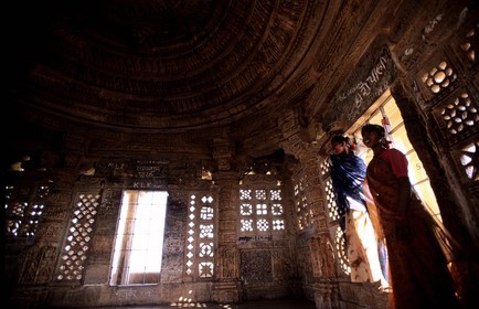 Inde, état du Rajasthan, Forteresse de Chittaurgarh, Jai Stambh, Tour de la Victoire (1458)