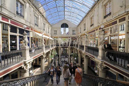 France, Loire-Atlantique (44), Nantes, le passage Pommeraye