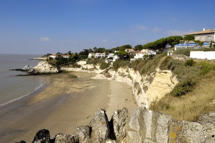 France, Charente-Maritime (17), Meschers-sur-Gironde, la plage de Cadet