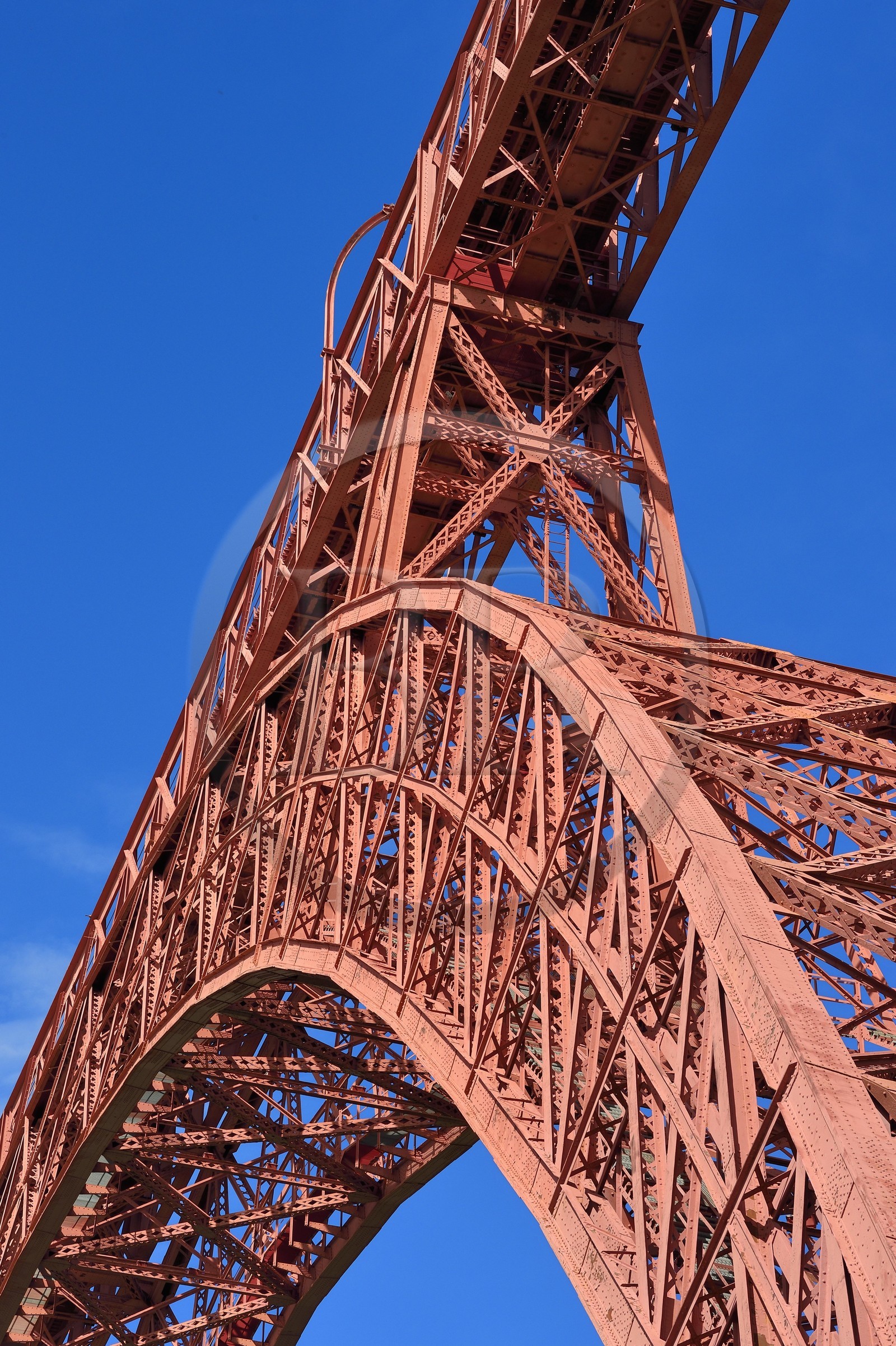 France, Cantal, Gorges de la Truyere (Truyere river canyon), Garabit viaduct by engineers Léon Boyer for the design and Gustave Eiffel for the construction
