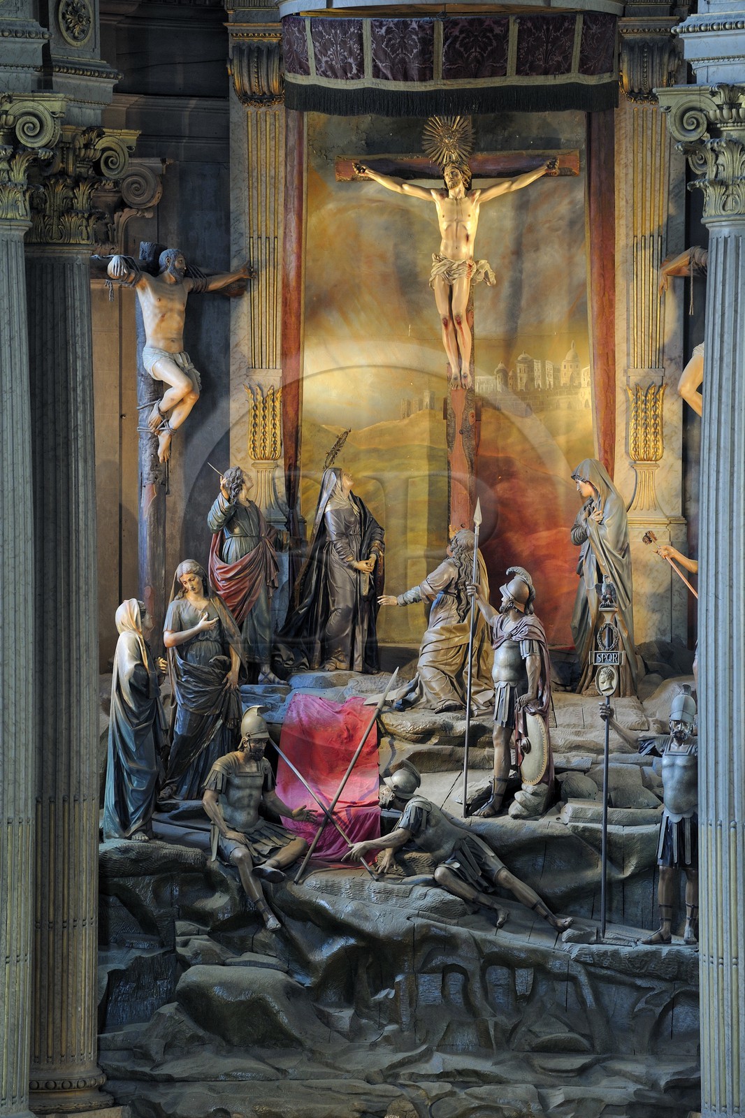 Portugal, région du Minho, Braga, le sanctuaire de Bom Jesus do Monte