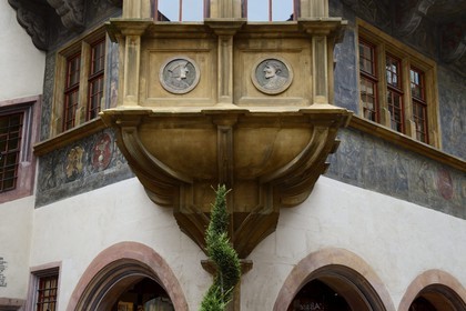 France, Haut Rhin, Colmar, Maison Pfister with Renaissance style (1537) in Rue des Marchands