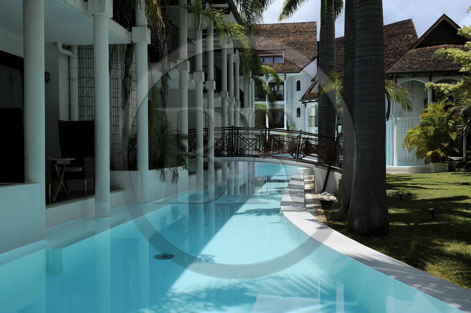 France, Reunion Island (French overseas department), West Coast, Saint Gilles les Bains, Boucan Canot beach, Le Saint Alexis luxury hotel