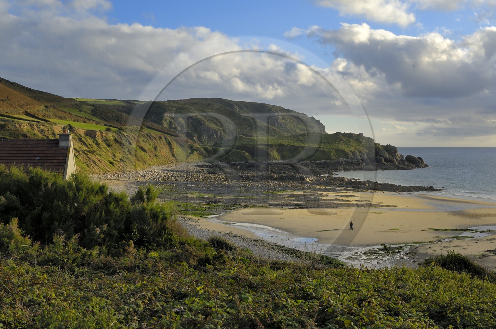 France, Manche (50), Cap de la Hague, baie d'Ecalgrain