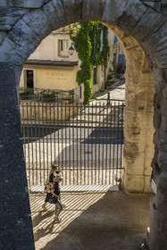 France, Bouches du Rhone, Arles, the Arena, a Roman amphitheater built around 80-90 AD, listed as World heritage by UNESCO