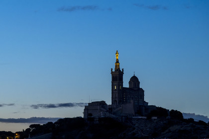France, Bouches-du-Rhône (13), Marseille, basilique Notre-Dame de la Garde