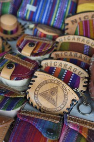 Nicaragua, Masaya, Catarina, objets souvenirs, porte-monnaie