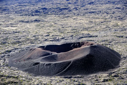 France, Reunion island (French overseas department), Piton de la Fournaise, listed as World Heritage by UNESCO volcano, the Enclos, Formica Leo crater