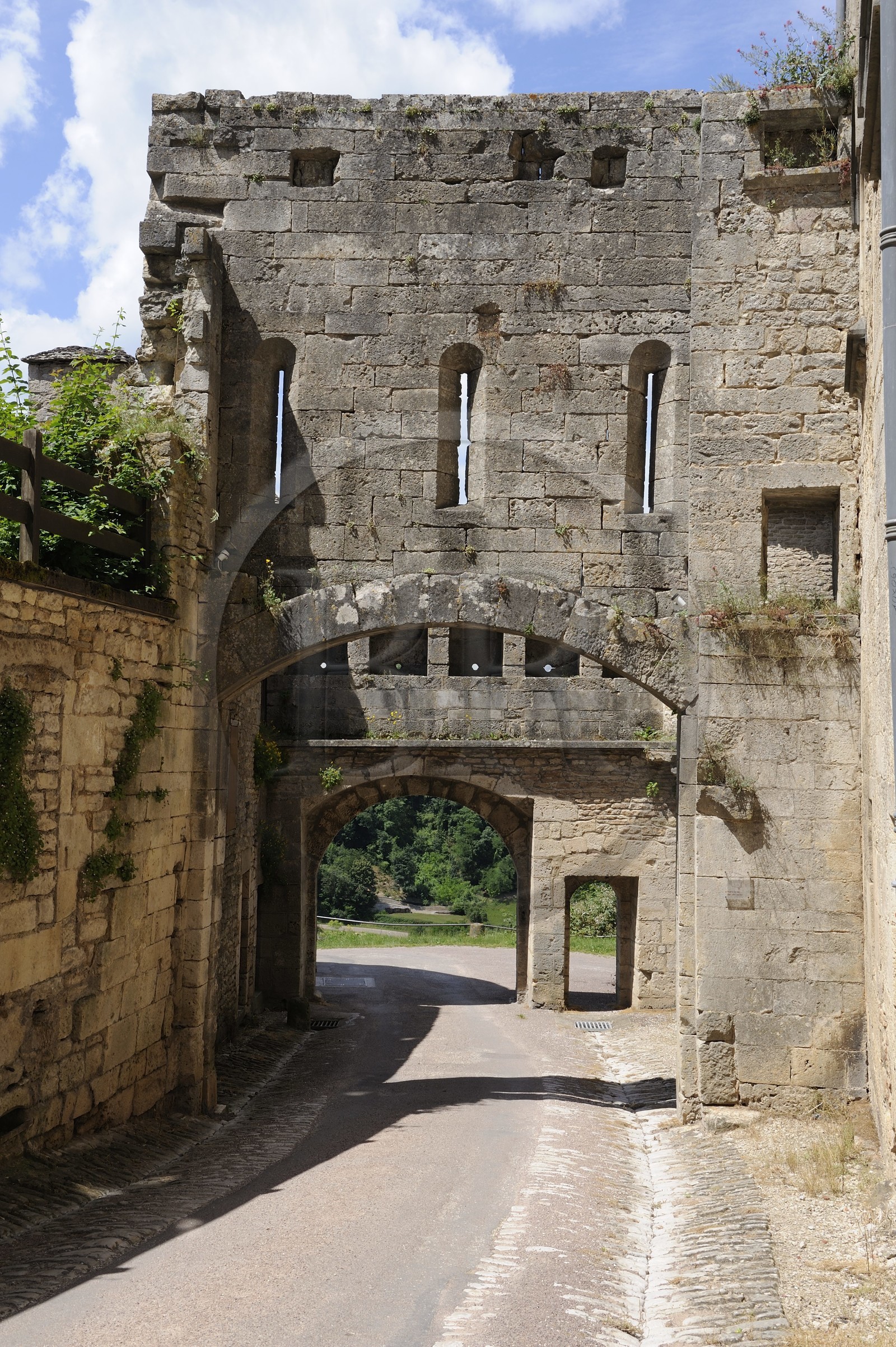 France, Côte d'Or (21), Flavigny-sur-Ozerain, porte du Val