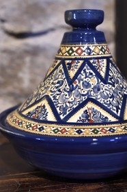 France, Var, Massif des Maures, Collobrieres, chartreuse de la Verne, sale of monastic products in the reception, dish producted by a nun of the Chartreuse