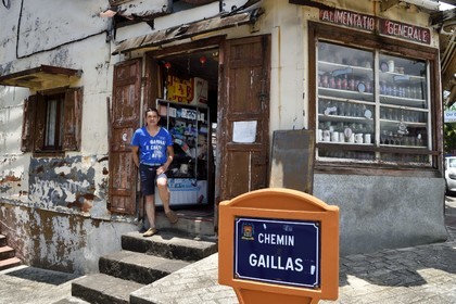 France, Ile de la Reunion, Sainte-Anne, Commerce d'alimentation générale Chez Jean-Marie Kwan-Lan