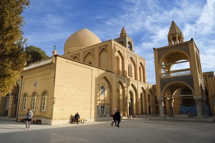 Iran, Isfahan Province, Isfahan, New Julfa Armenian district (Nor Djoura), Holy Savior Cathedral also known as Vank Cathedral, church of St. Joseph of Arimathea