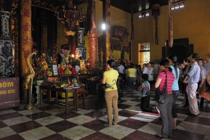 Vietnam, Hanoï, pagode des Ambassadeurs (Chua Quan Su) siège officiel de bouddhisme à Hanoï