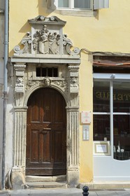 France, Meurthe-et-Moselle (54), Nancy, Grande rue, porte de l'Hotel de Chastenoy (XVIeme siècle)