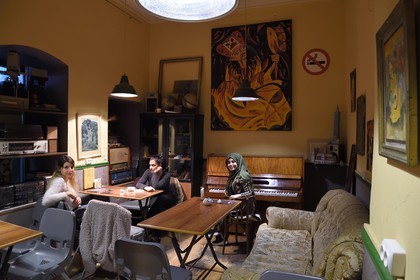 Azerbaijan, Baku, Old School Café