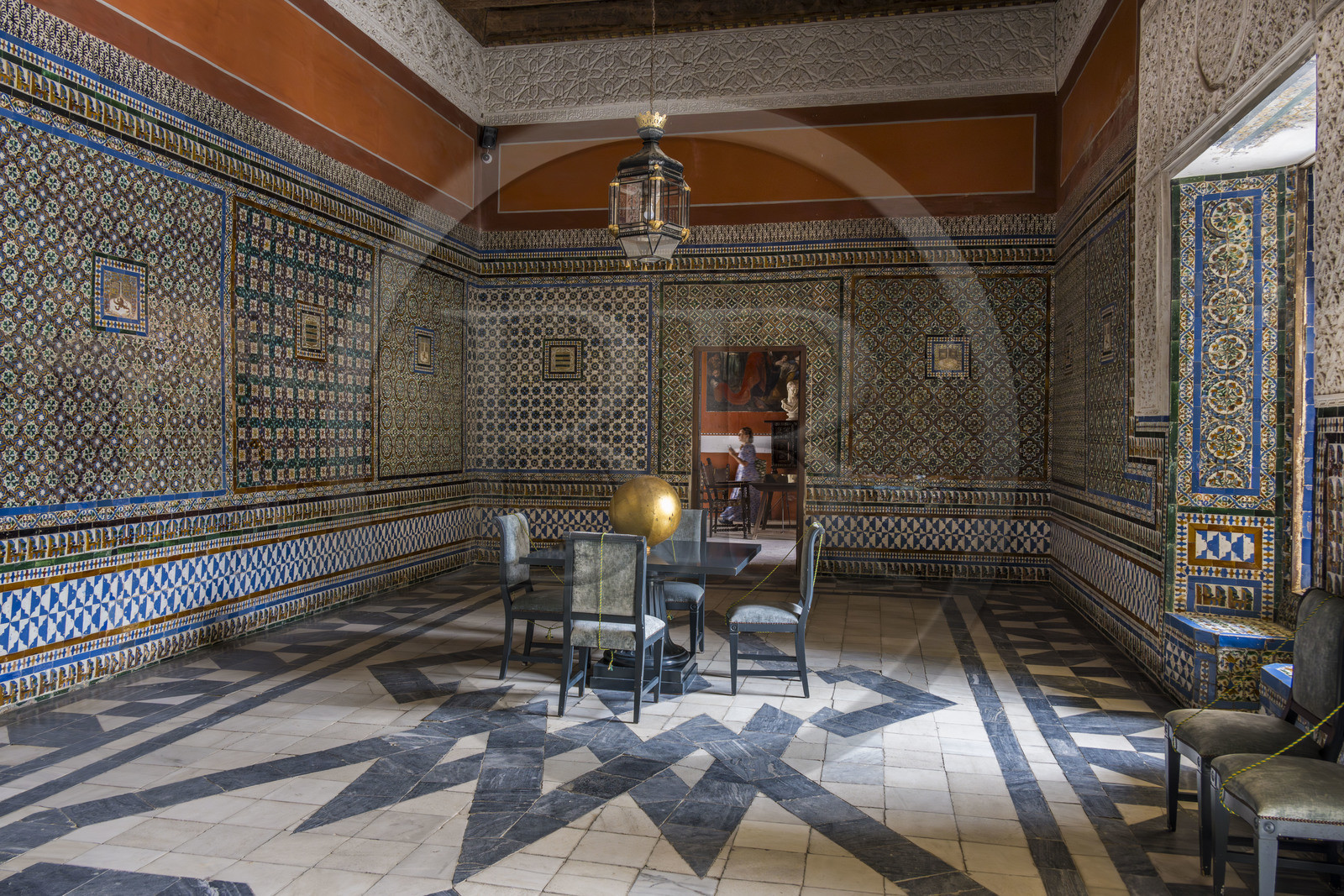 Espagne, Andalousie, Séville, la Casa de Pilatos (la maison de Pilate), palais de style mudéjar