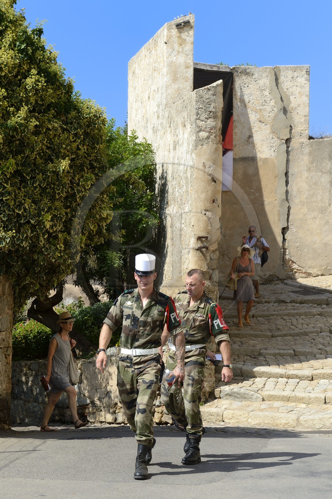 France, Haute-Corse (2B), Calvi, la citadelle, la Légion Étrangère est encore présente dans l’ancien palais des gouverneurs génois