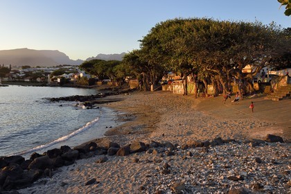 France, Ile de la Reunion, ville de Saint-Pierre, extrémité sud du lagon de Saint Pierre au lieu dit Terre Sainte