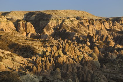 Turkey, Central Anatolia, Nevsehir Province, Cappadocia listed as World Heritage by UNESCO, eroded landscape and fairy chimneys in Devrent Deresi