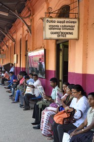 Sri Lanka, Colombo, gare de Maradana
