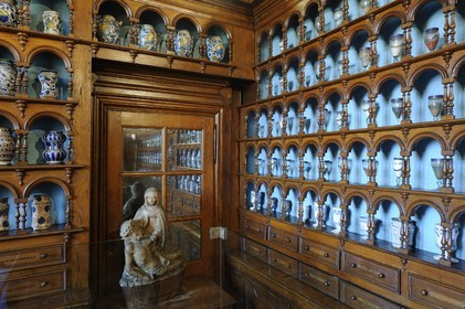 France, Saône et Loire (71), Louhans, la pharmacie de l'Hôtel-Dieu