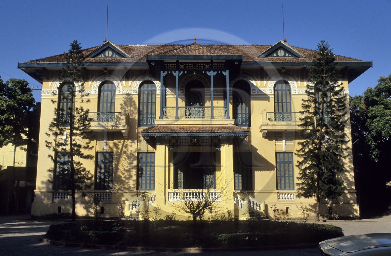 Vietnam, Hanoi, maison coloniale de l'