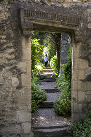 France, Gard, Villeneuve les Avignon, the gardens of the former Benedictine abbey of Saint André
