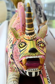 Panama, Colon Province, Portobelo, Congo art typical of the area