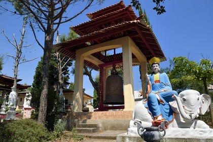France, Var, Frejus, former Gallieni military camp, Hông Hiên Tu pagoda, a Buddhist temple built in 1917 by Indochinese french soldiers