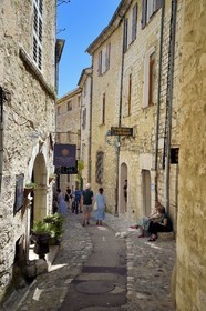 France, Alpes-Maritimes, Saint Paul de Vence, the rue Grande