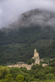 France, Drome, regional natural park of Baronnies provencales, Ouvèze valley, Pierrelongue, Notre Dame de Consolation chapel