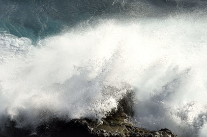 France, Reunion island (French overseas department), Petite-Ile on the southern coast, wave