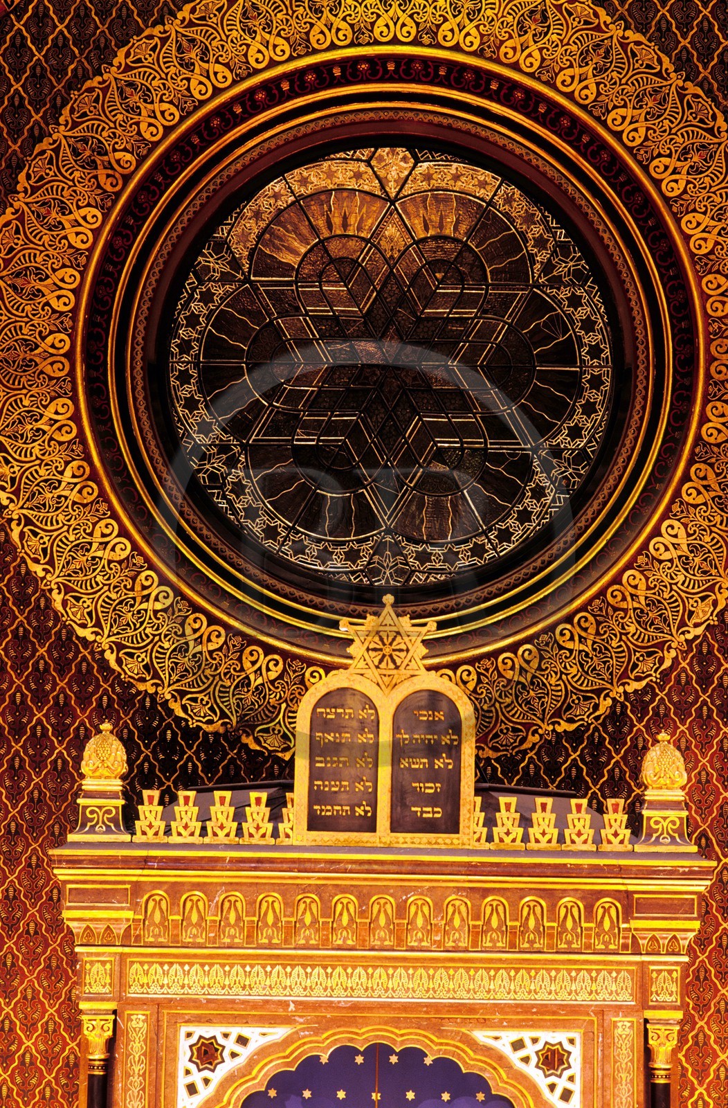 République Tchèque, Prague, Josefov, la synagogue espagnole